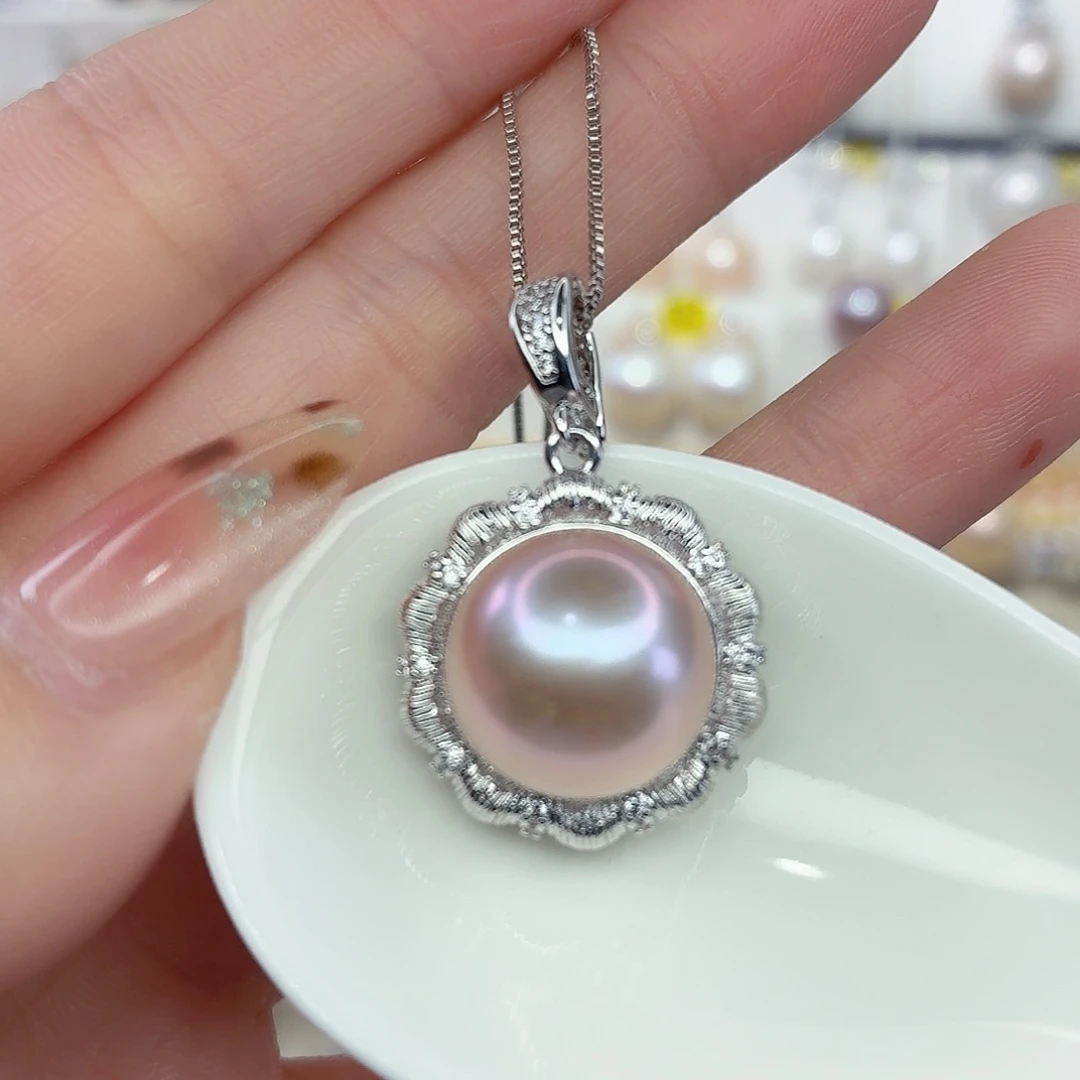 淡水珍珠颈饰合金