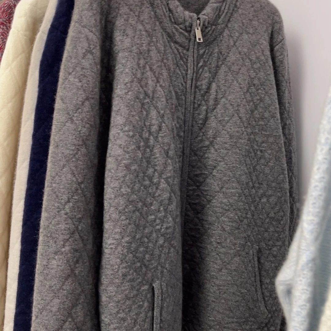 小被子 双拉链 羊绒 开衫