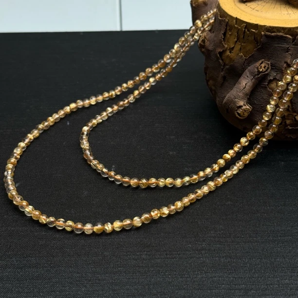 晶匠钛晶多圈手串4mm+多样性发一