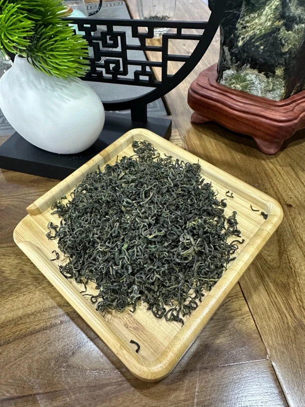 崂山大田浓豆香碧螺春工艺绿茶 鲜甜醇厚