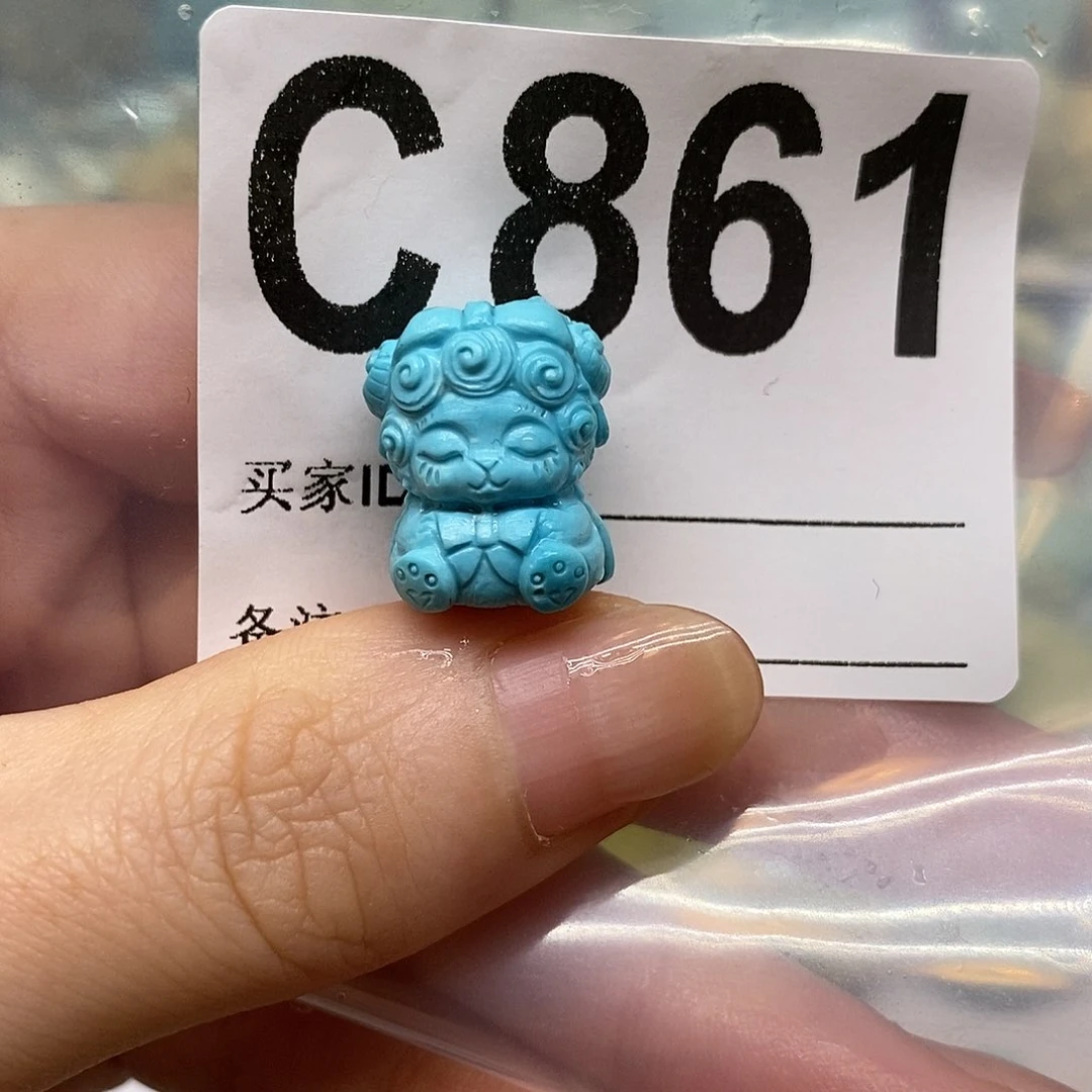 未镶嵌绿松石绿松石配饰定制