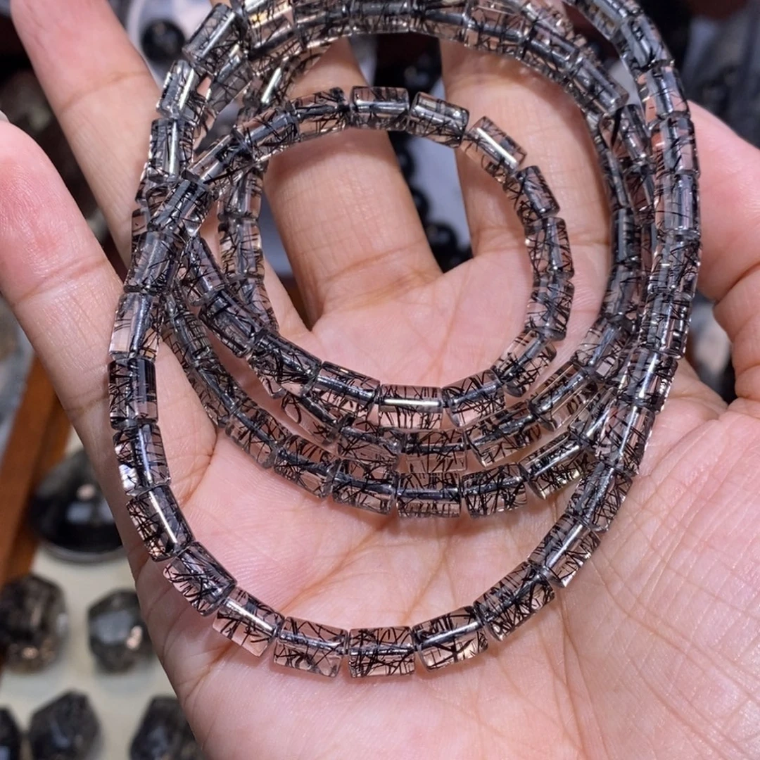 好***…未镶嵌手链水晶多圈式项链全净体蕾丝黑发晶毕业级