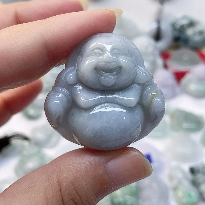 颈饰未镶嵌翡翠佛公