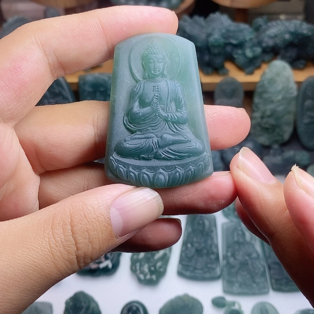 定制翡翠未镶嵌阿米