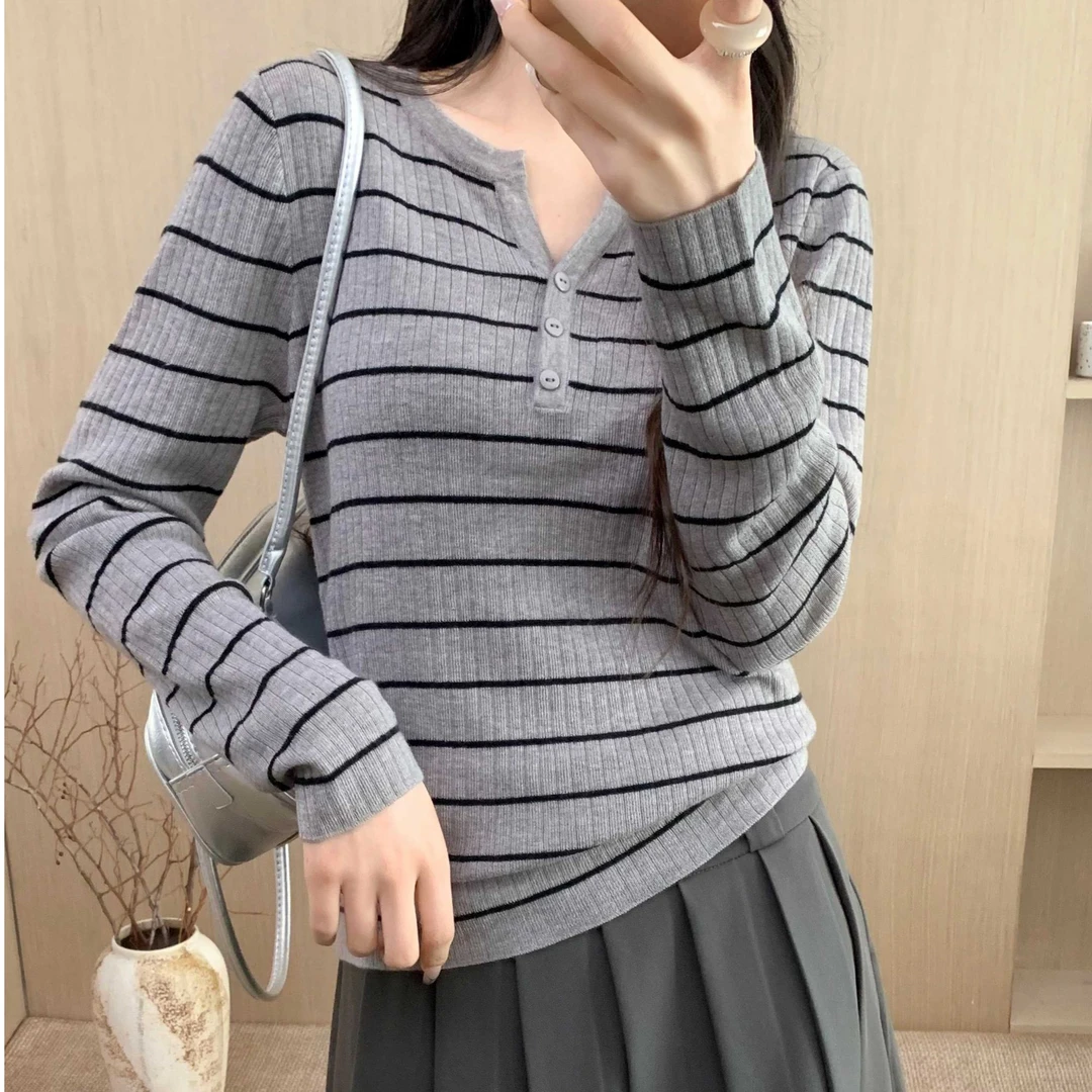 【老板娘专属】时尚减龄百搭款高品质超细羊毛针织衫0783款