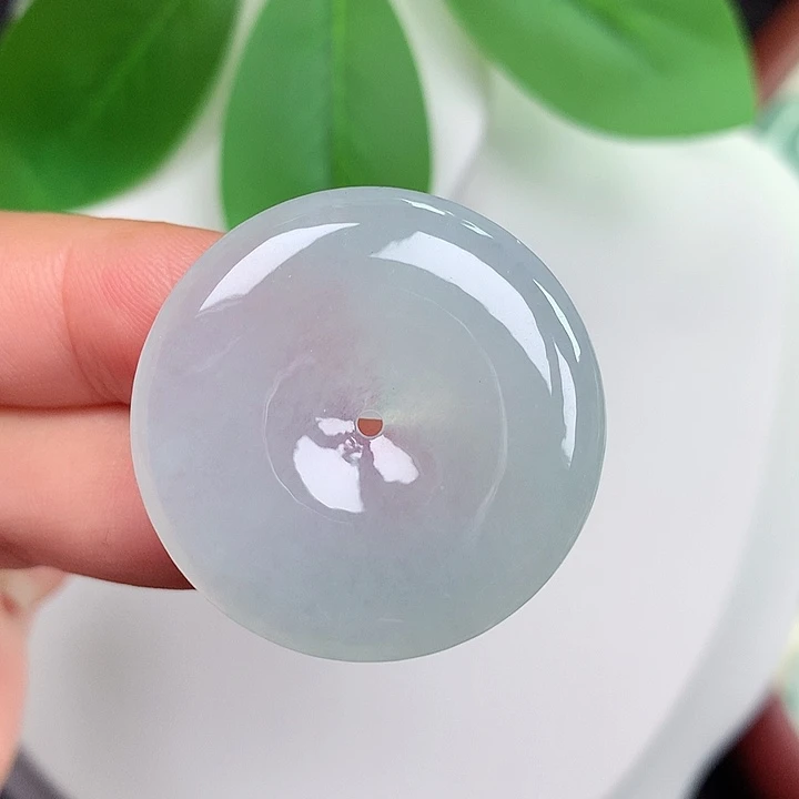 颈饰未镶嵌翡翠平安扣 31x4.8mm