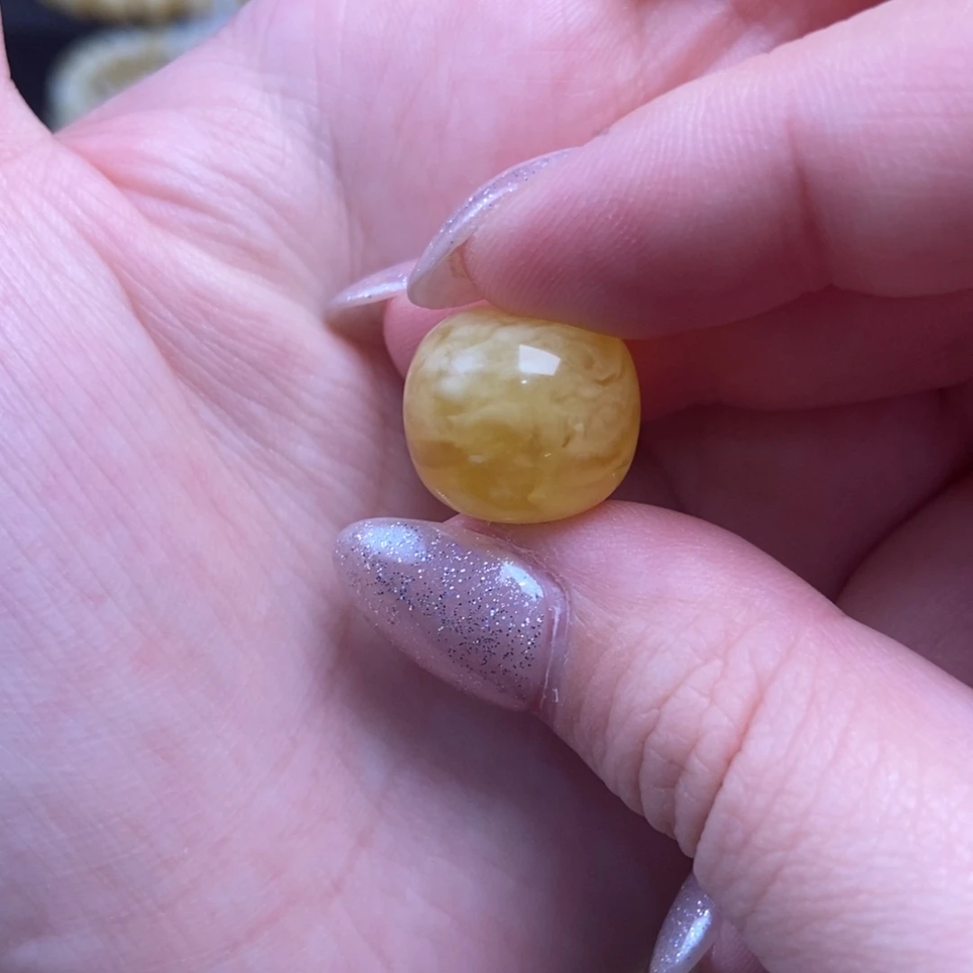 蜜蜡未镶嵌珠宝奇石卡14.8
