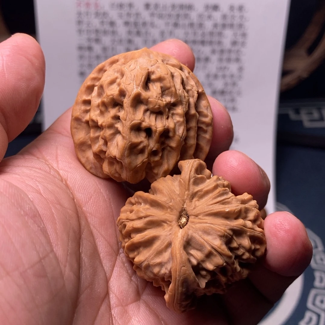 ****王把件文玩核桃房山一代龙脉元宝42.5