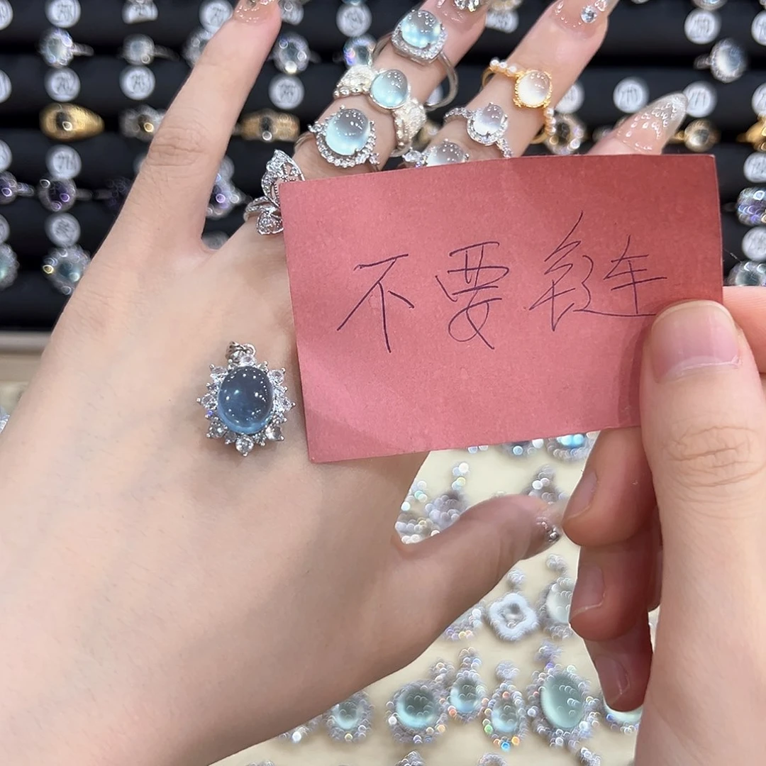 蛇纹石玉银S925镶嵌饰品子***?