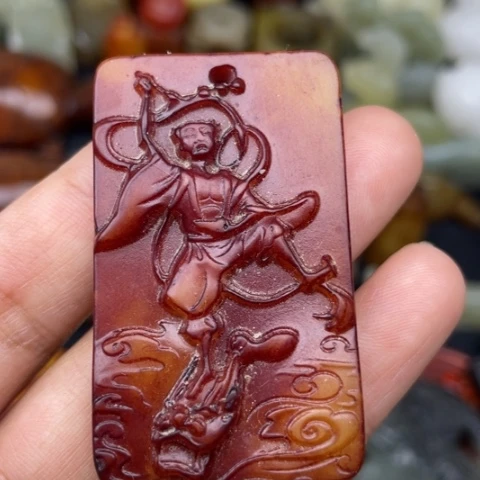 和田玉未镶嵌颈饰63