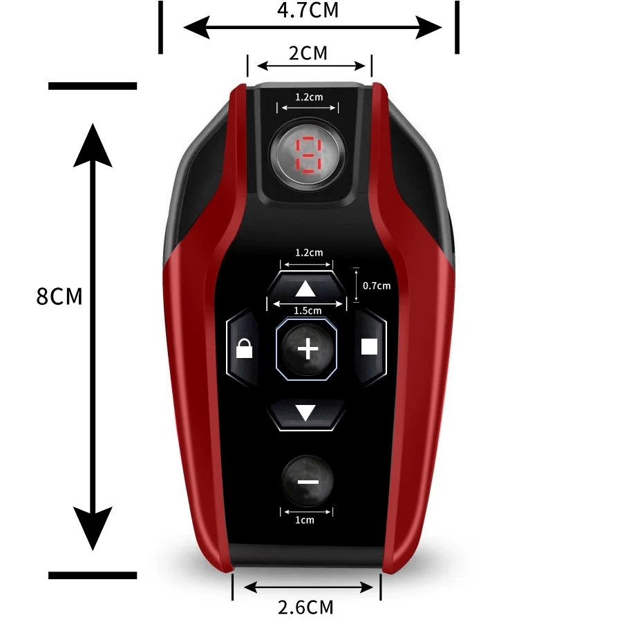 八合一充电款遥控器卷闸门车库门平移门新升级磨砂本质M8超强续航