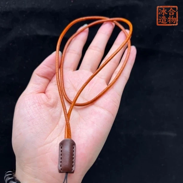 SP01-3皮吊坠绳 皮绳一根2.5毫米直径 对折长度