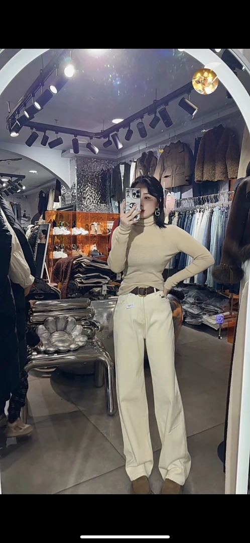 王琳家显瘦阔腿裤