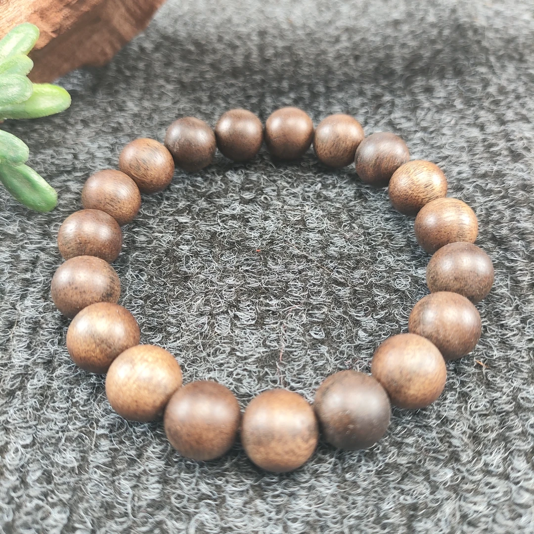 增香沉香木质绿其1.0圆珠单圈手串多样性发一Z006