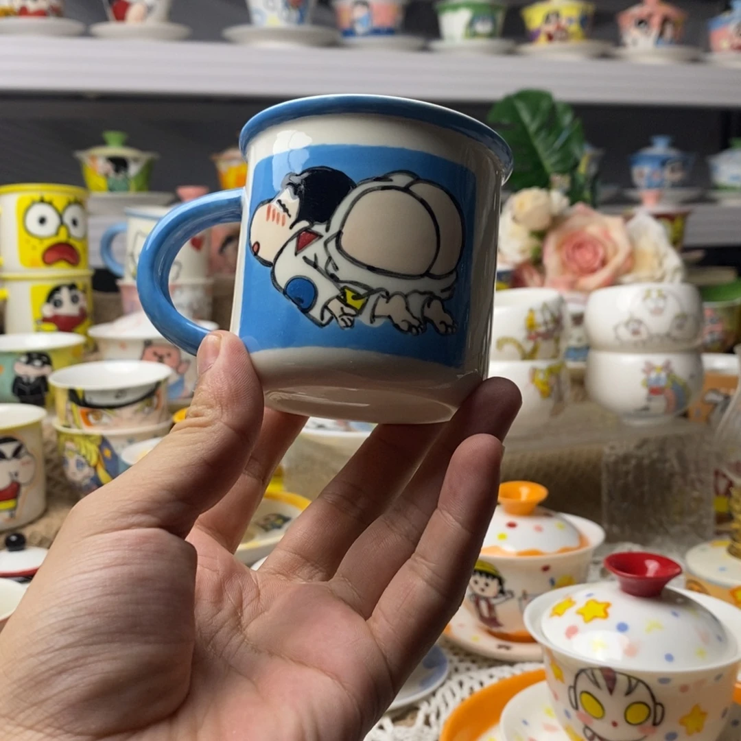 高温釉下彩手绘陶瓷