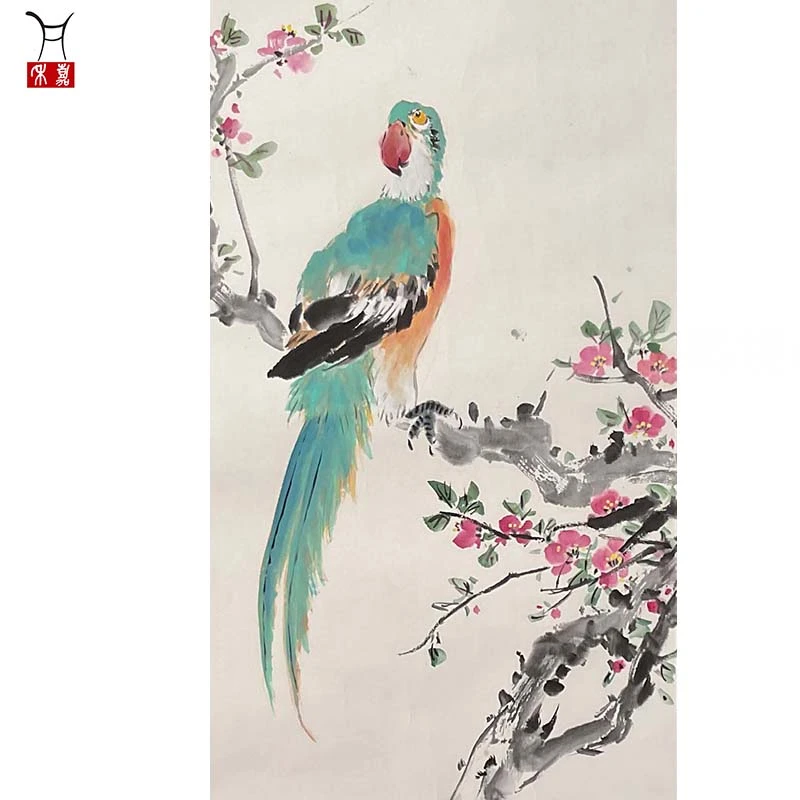 C1020梅花鹦鹉镜片69x44.5/2.8平尺