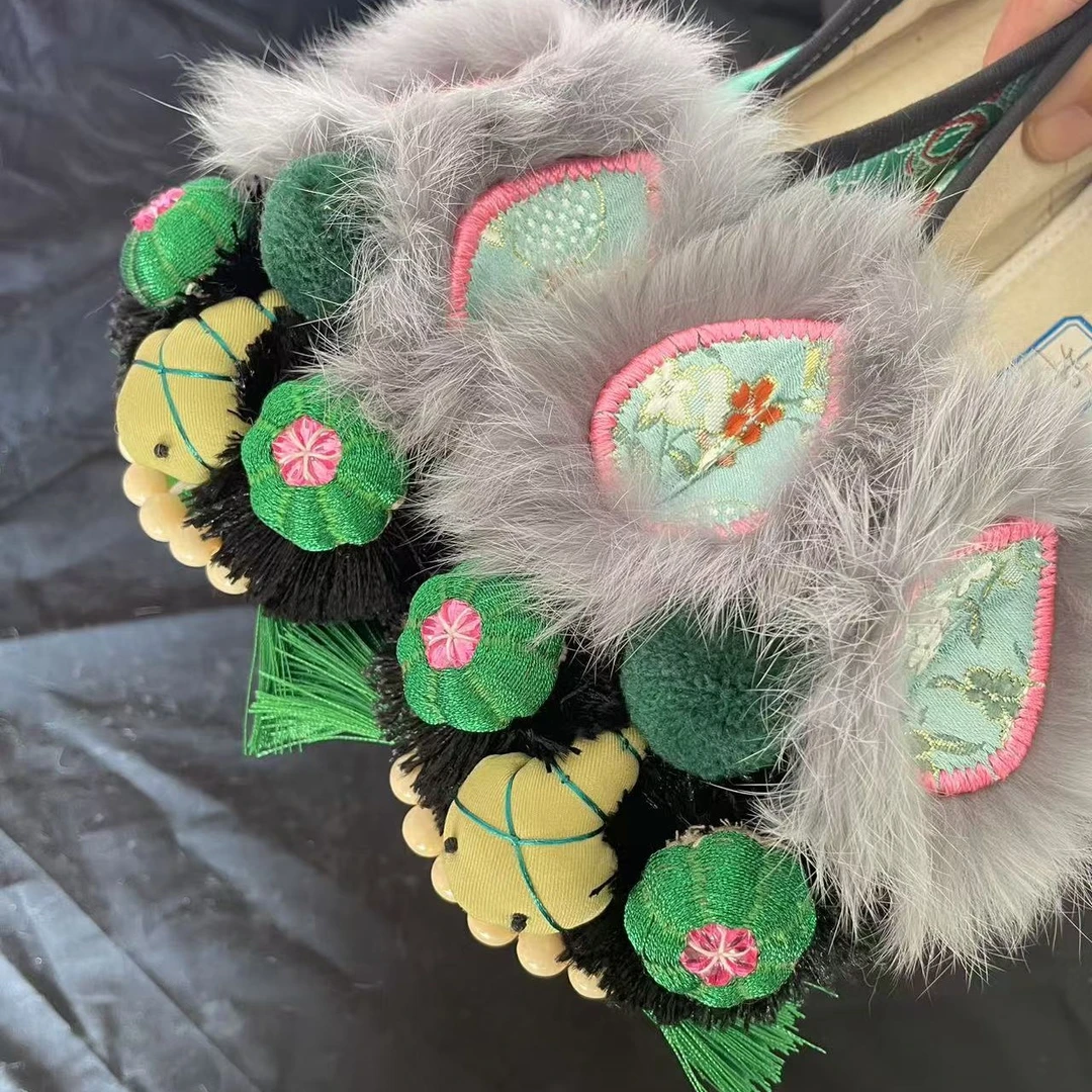 福虎手工千层底布鞋纯手工