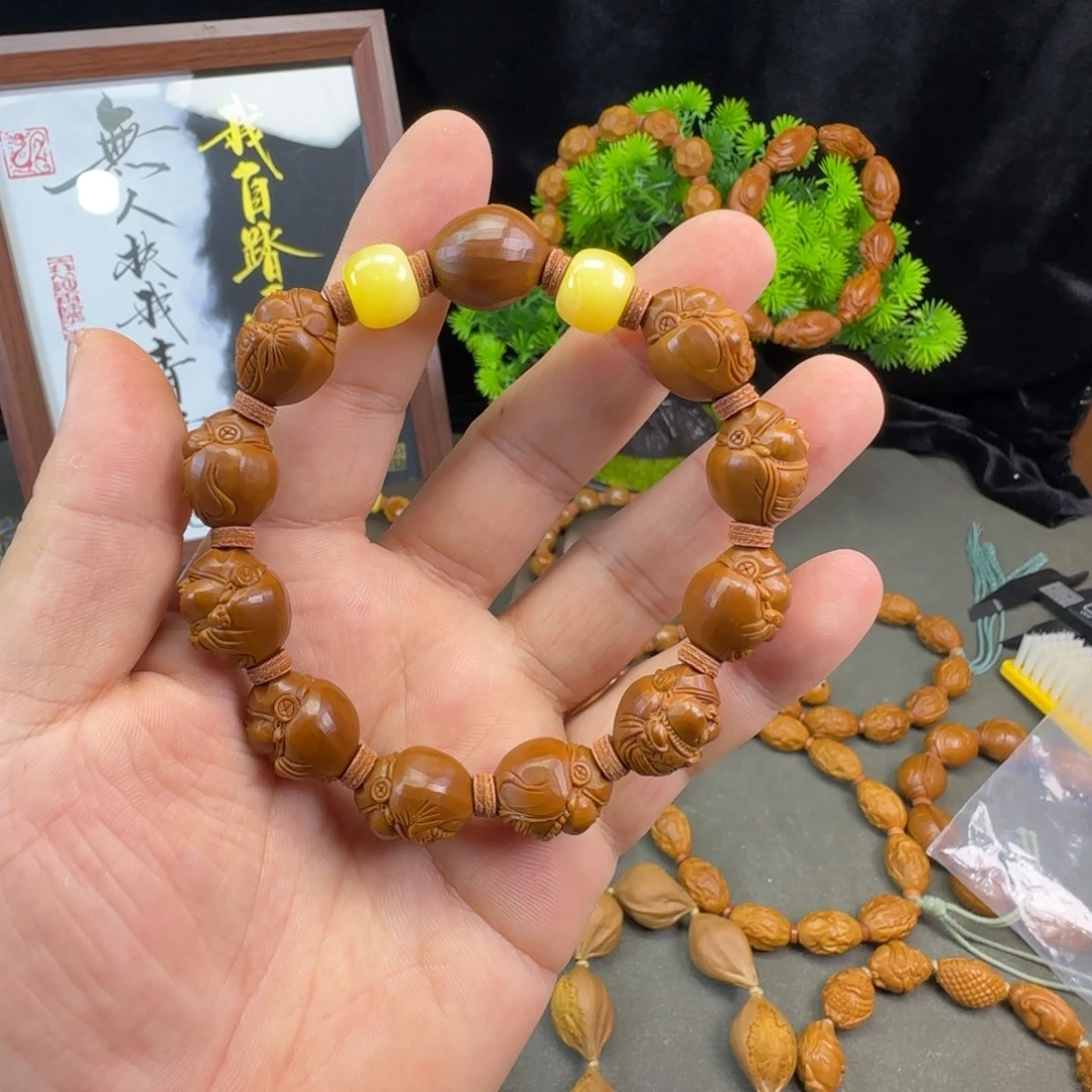 手串/手链橄榄核1.3财神