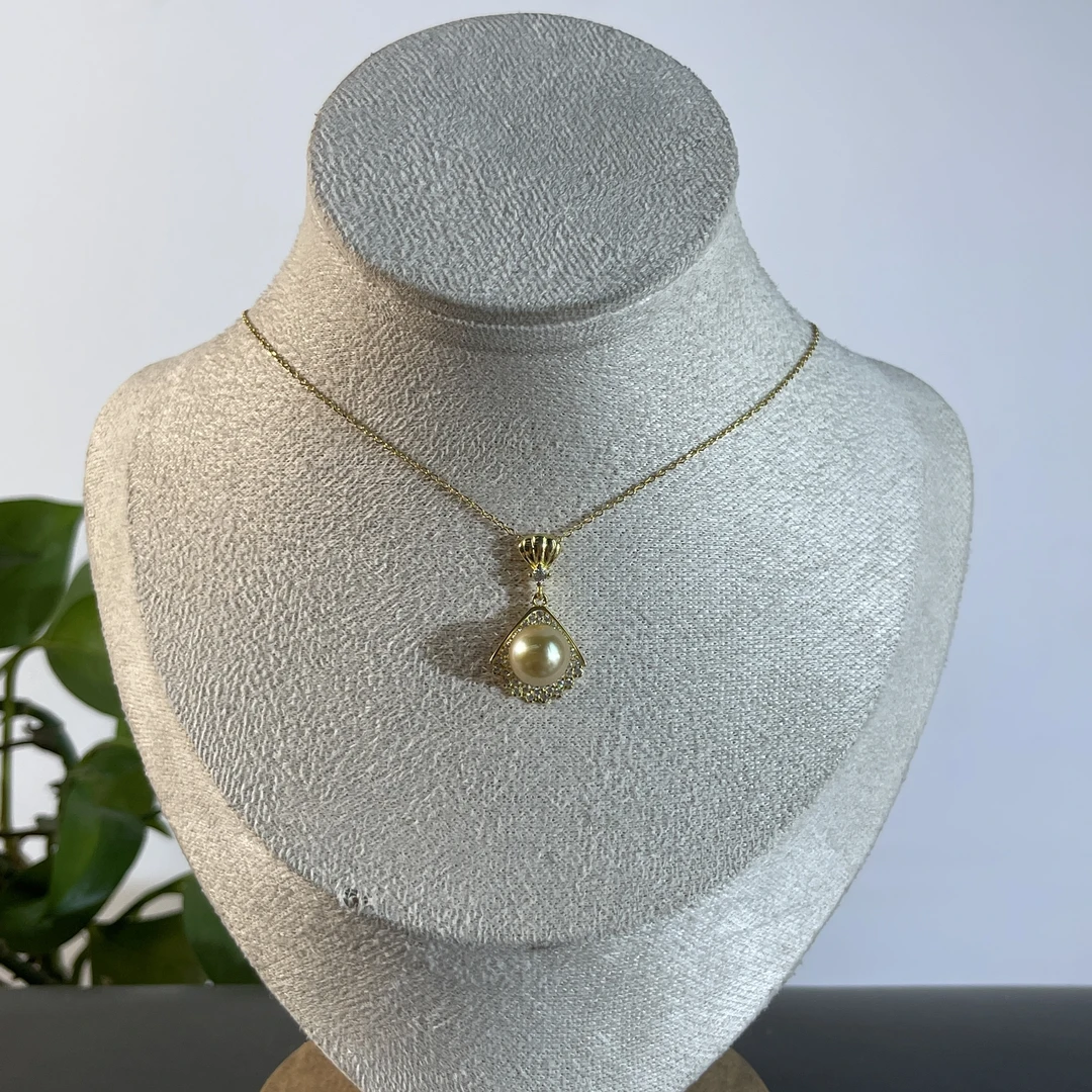 JXA25-24 珍珠-s925银镶吊坠