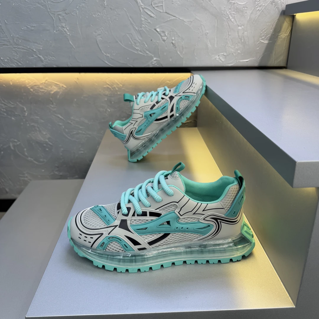 拼色时尚休闲痞帅复古男鞋系带潮款流行百搭日常网红同款男士鞋子