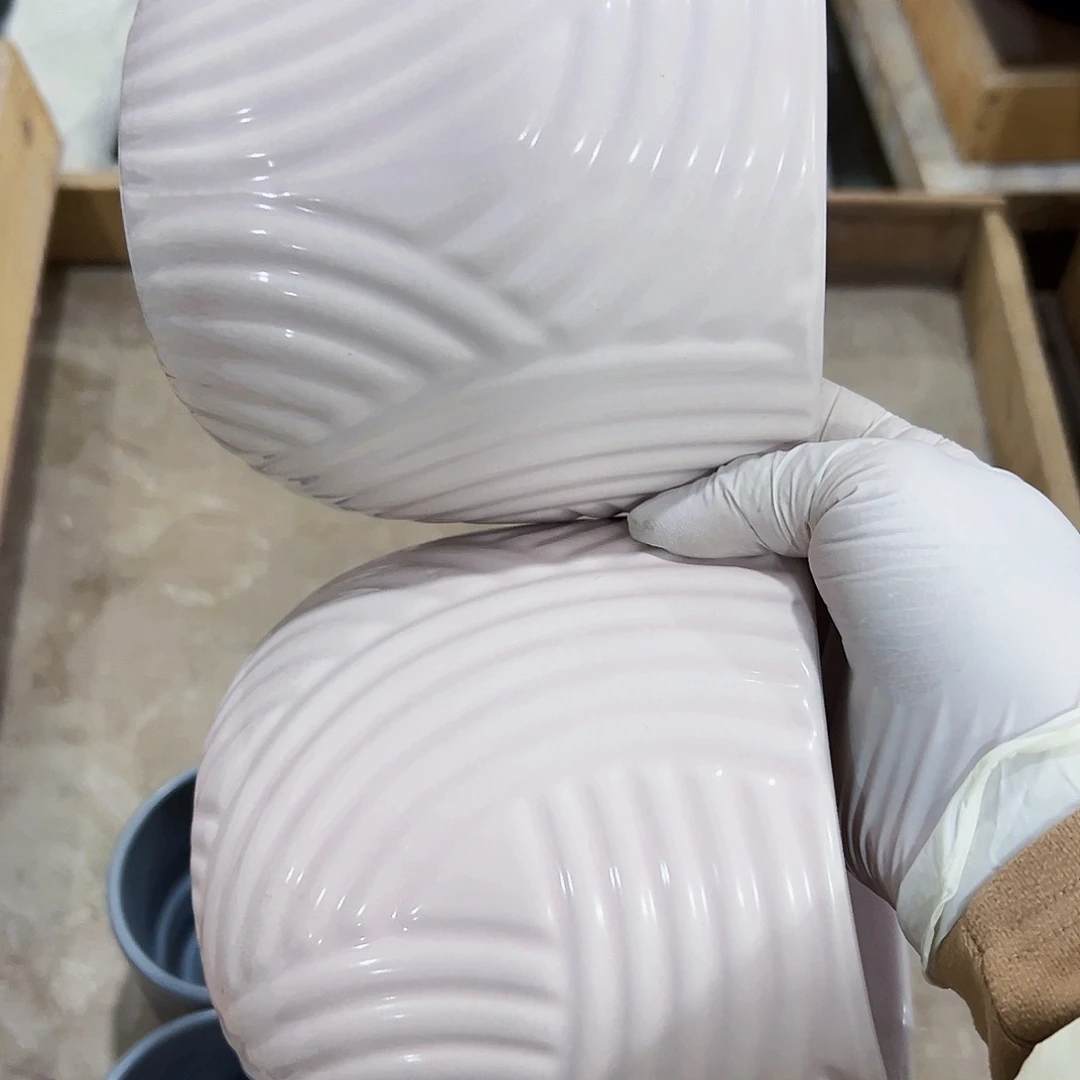 有孔，外贸尾单陶瓷花盆凑单10米包邮