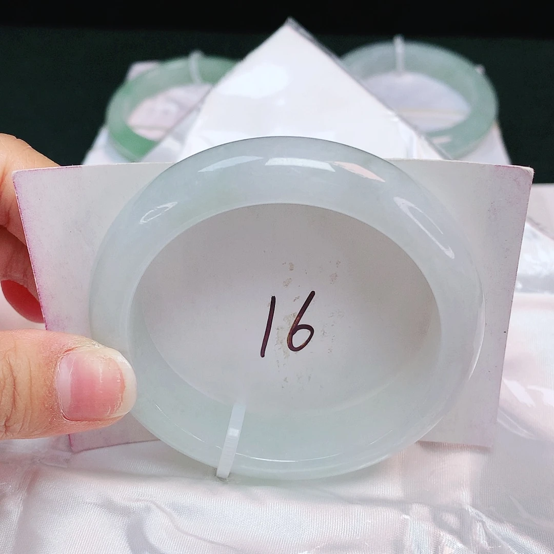 翡翠未镶嵌手镯轮胎镯55.6