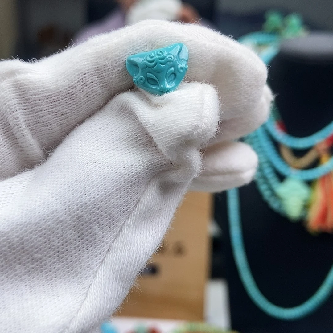 未镶嵌绿松石珠宝奇石