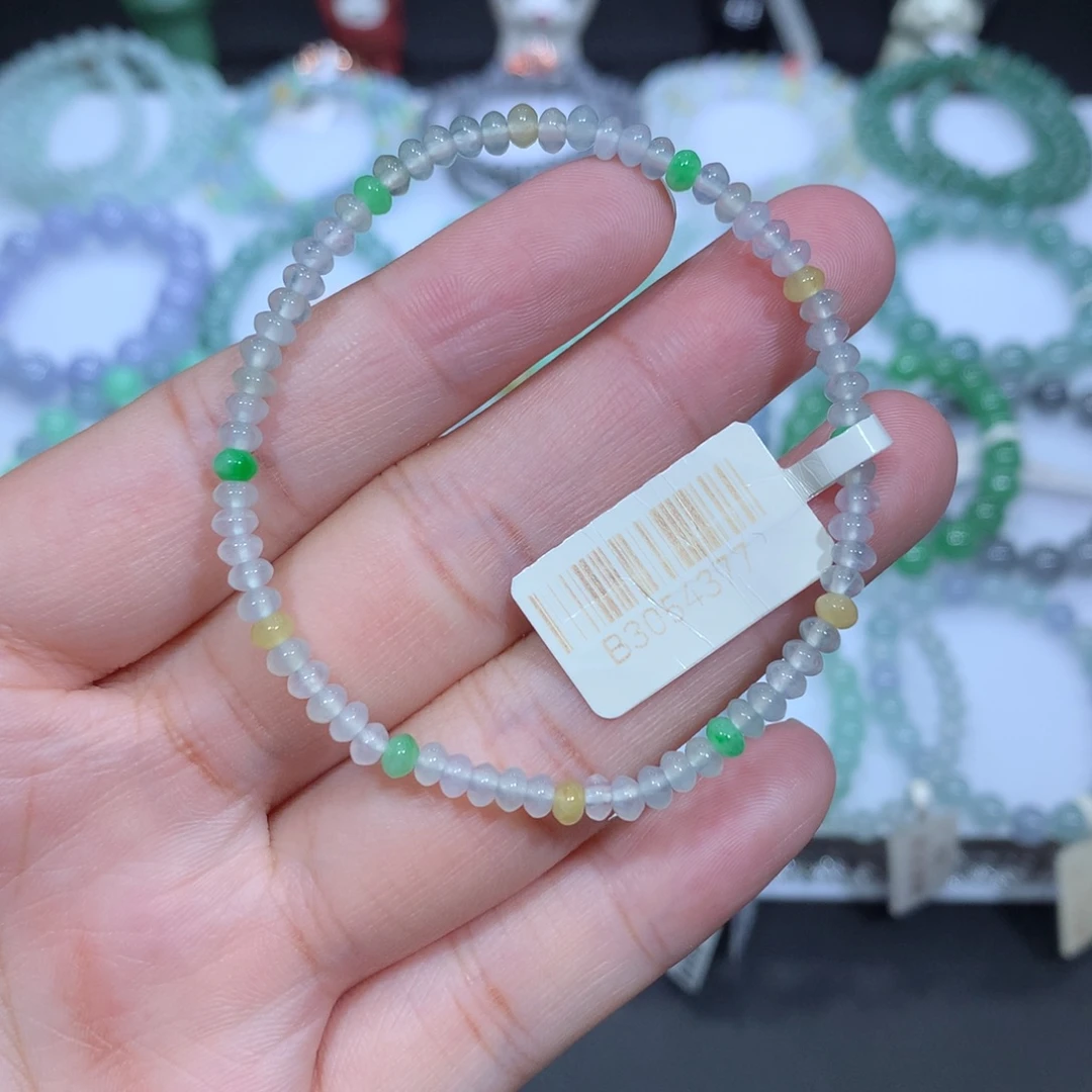 翡翠未镶嵌手串天然