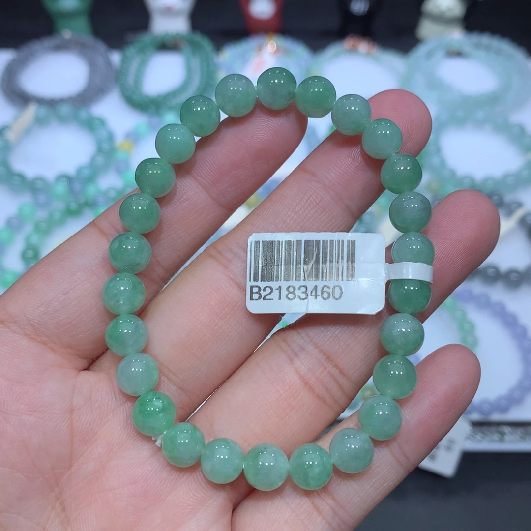 翡翠未镶嵌手串天然