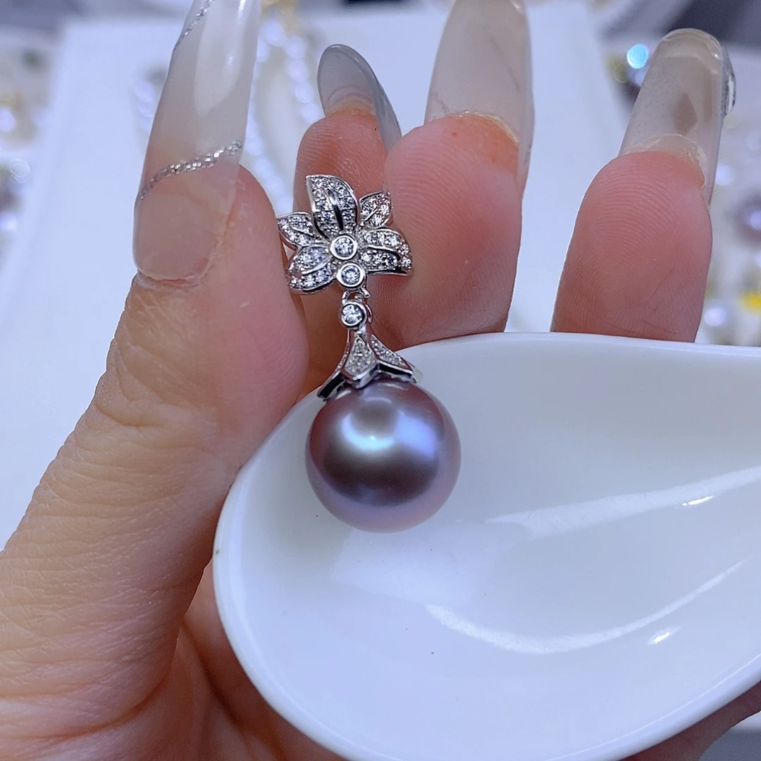 颈饰合金淡水珍珠