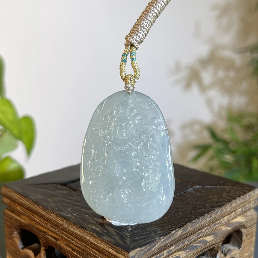 JTB17-68 天然翡翠缅甸A货 黄财神