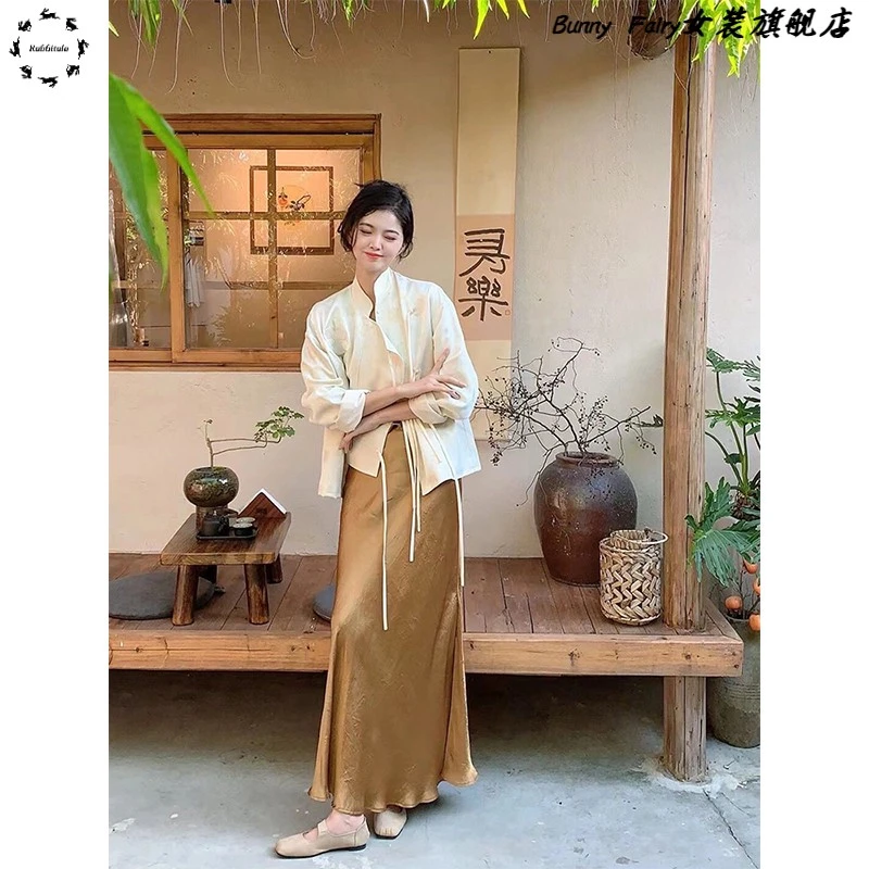 新中式女装中国风周岁宴妈妈礼服套装旗袍连衣裙开春穿搭2025新款