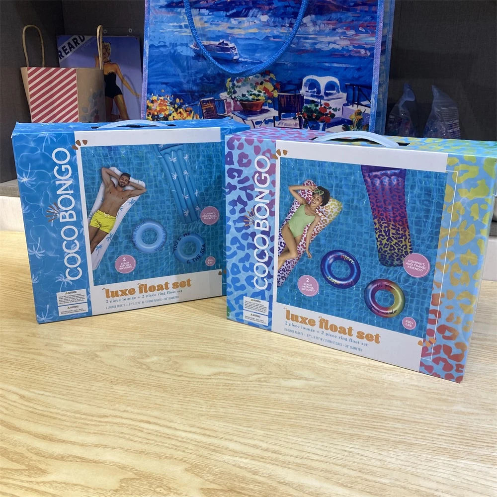 25032903B 浮排2个+泳圈2个水上双人套装