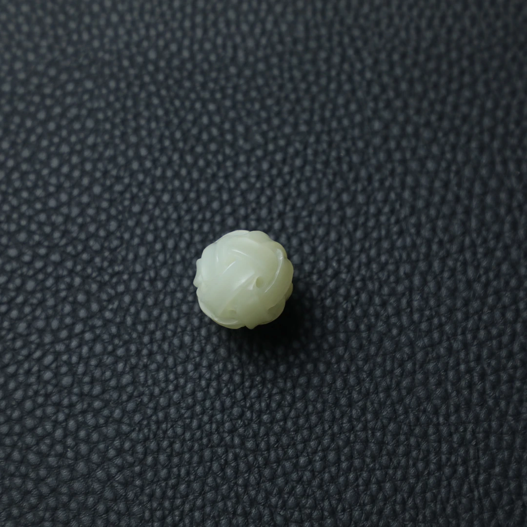 TCWWA07137清晚和田白玉珠