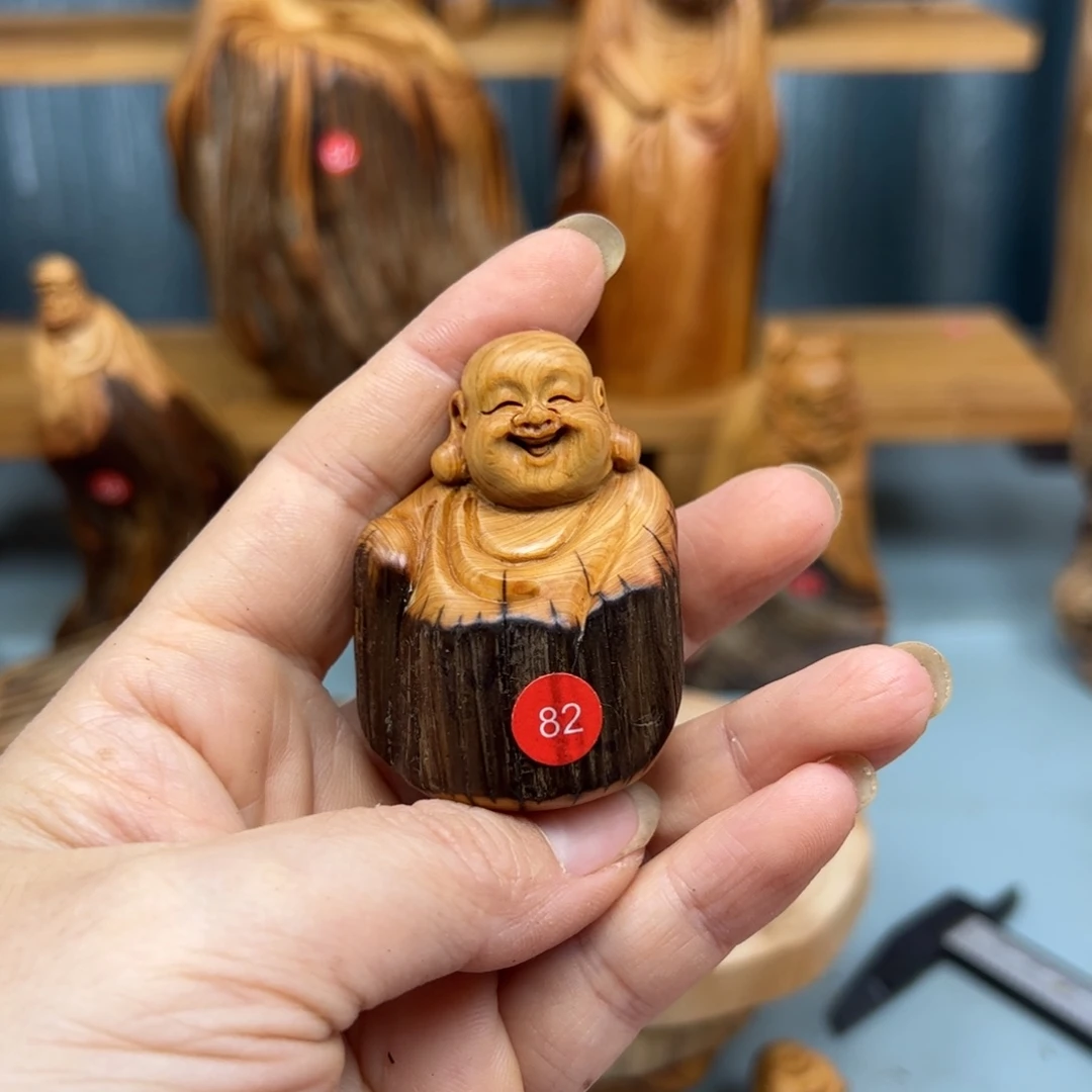 木崖柏木摆件手把件，