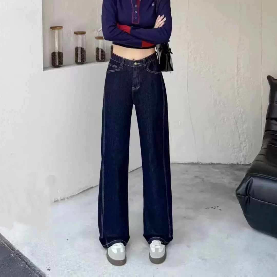 现8807大码女装秋款柏菲蒂显瘦牛仔裤（裤长108左右）