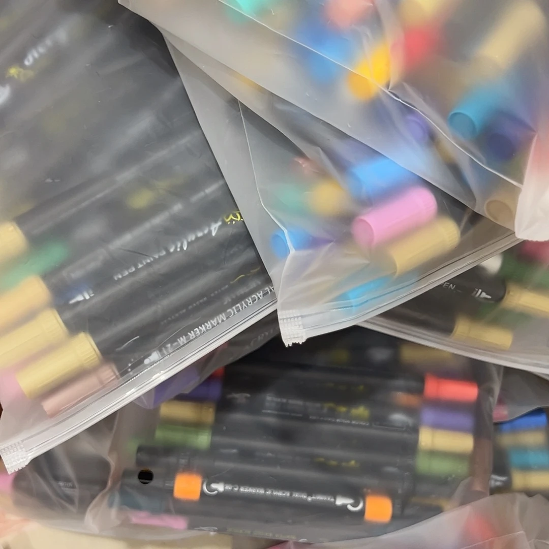 双头丙烯马克笔随机一包50支