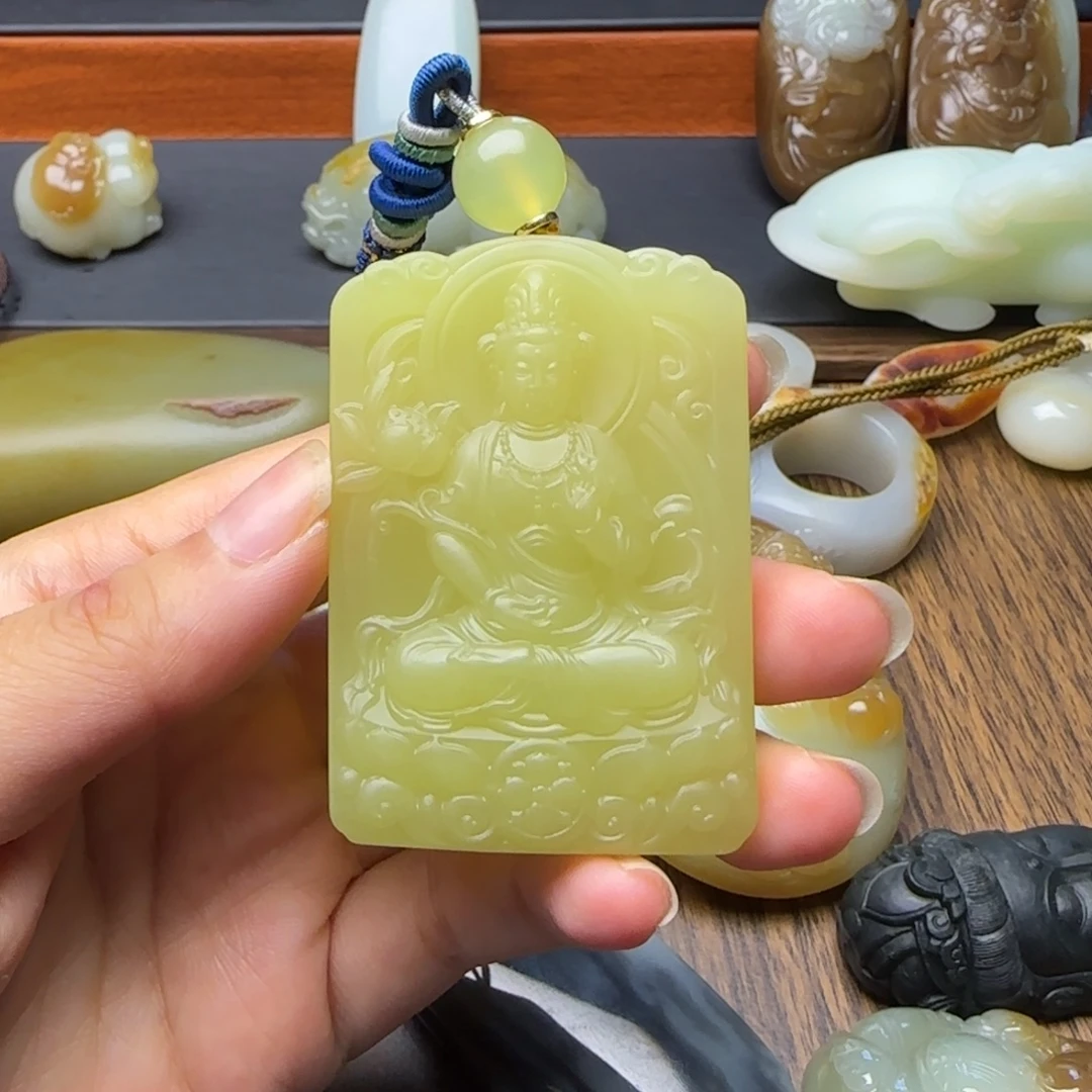 源***宝未镶嵌和田玉（糖玉）挂件