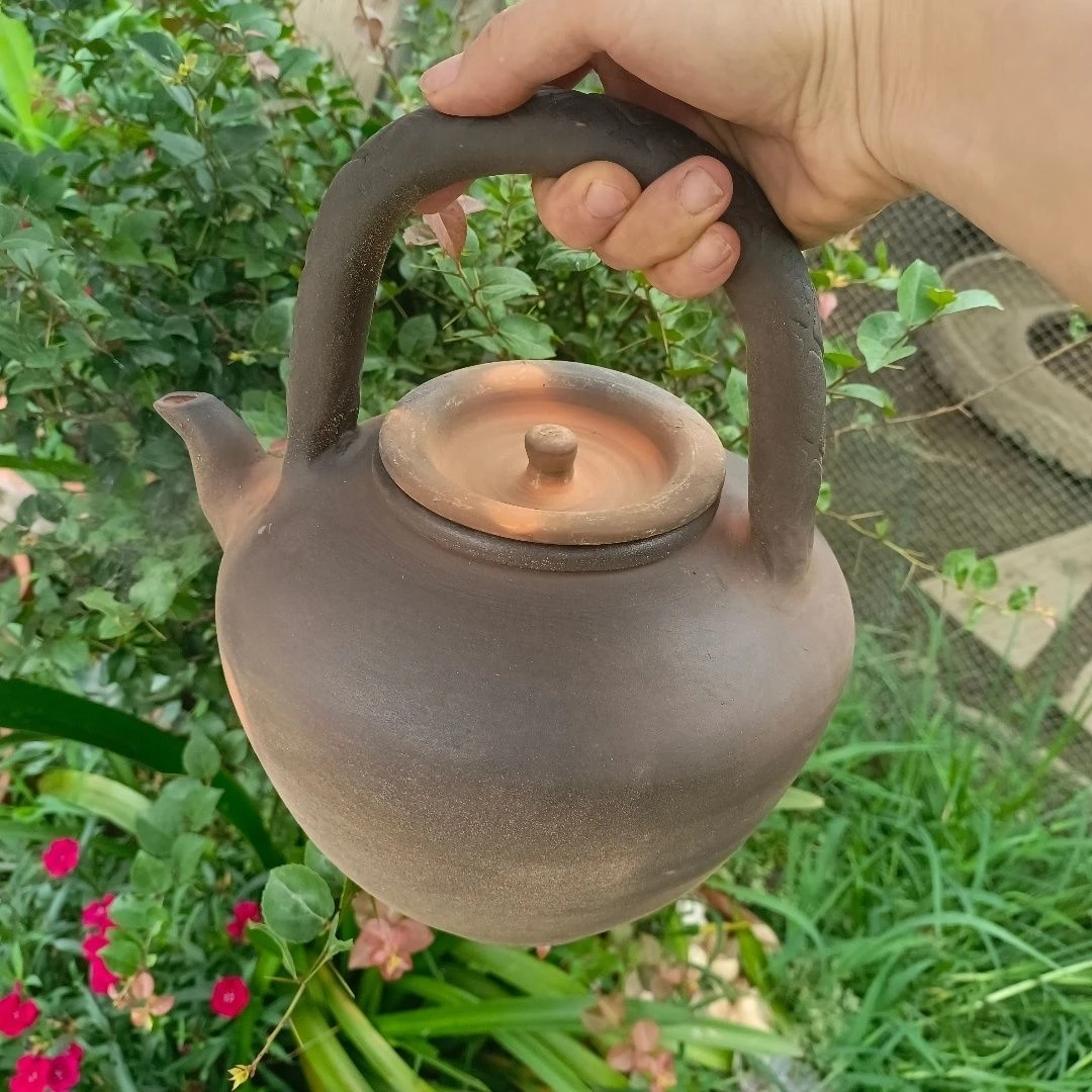 纯手工无茶壶釉粗陶茶壶家用大容量中式磨砂工艺侯景炎砂锅专卖店