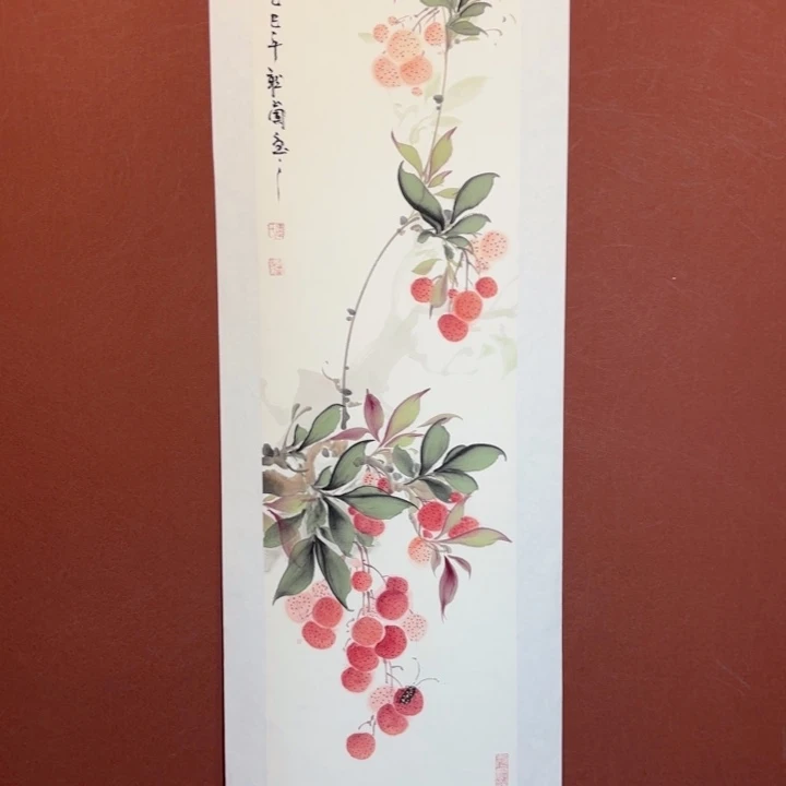国画听兰老师花鸟