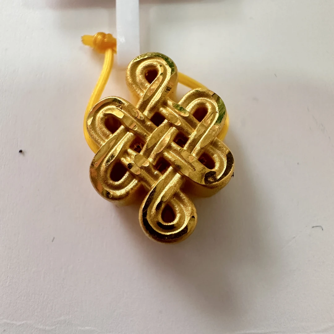 【陈晨专享】足金999饰品 通口中国结 1.49 GP