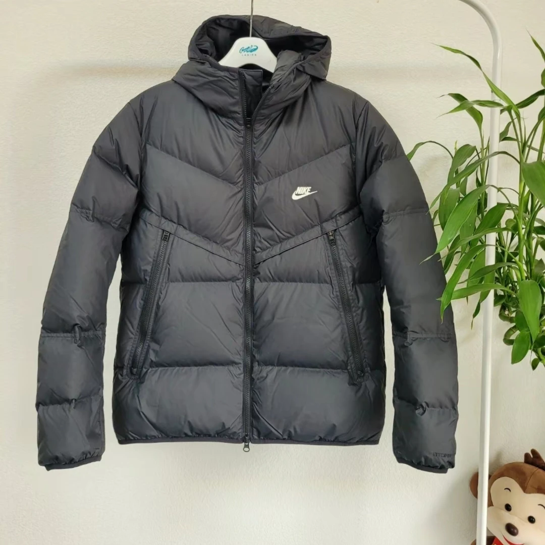 Nike耐克男子秋冬新款运动保暖舒适休闲连帽羽绒服夹克DV1132-010