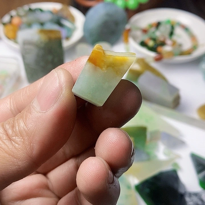 翡翠散珠天然翡翠A货