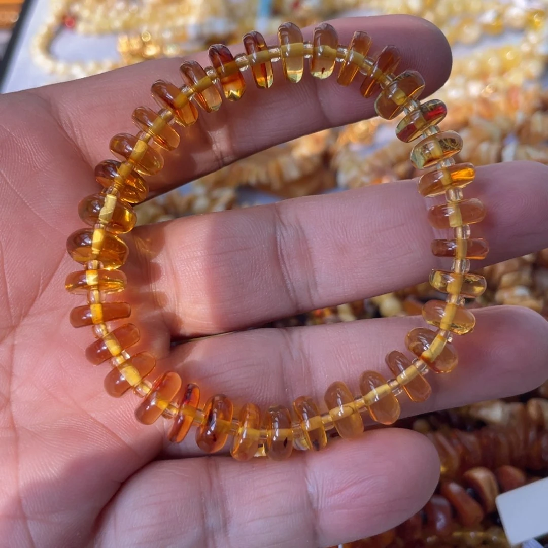 蜜蜡颈饰未镶嵌蜜蜡手链