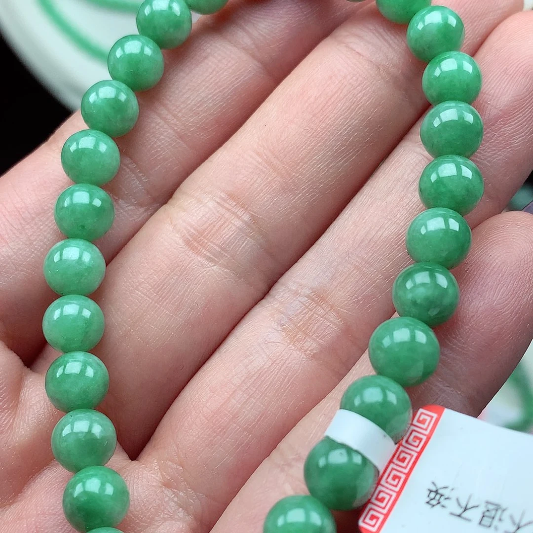 翡翠未镶嵌项链翡翠