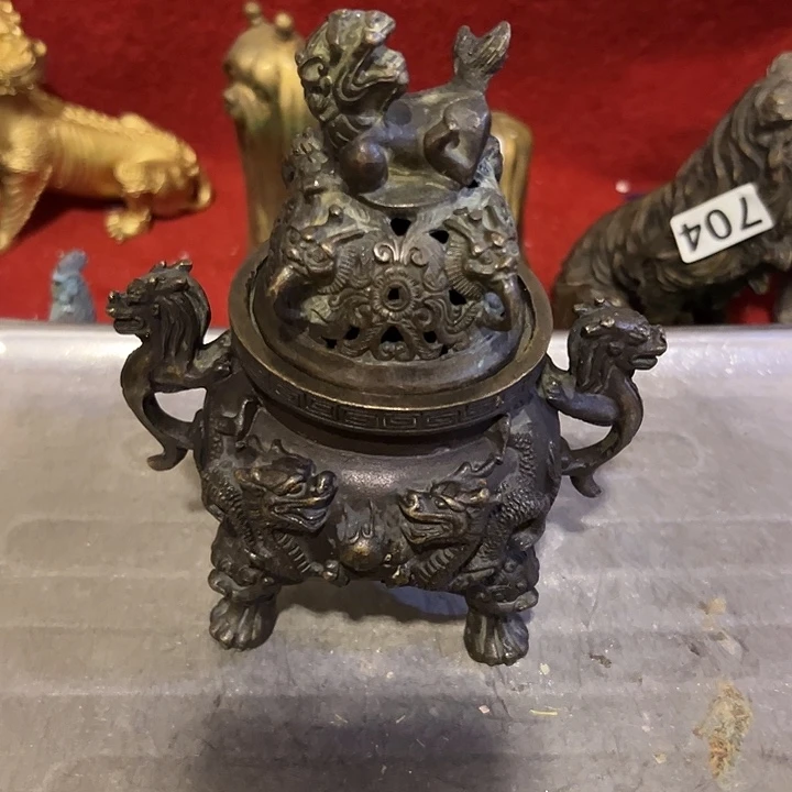 用***7黄铜摆件，文房工艺品摆件