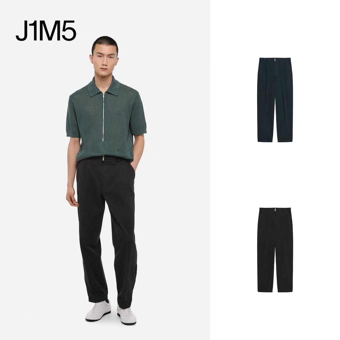 J1M5买手店 HELMUT LANG 25早秋 货运后口袋直筒西装裤 设计师