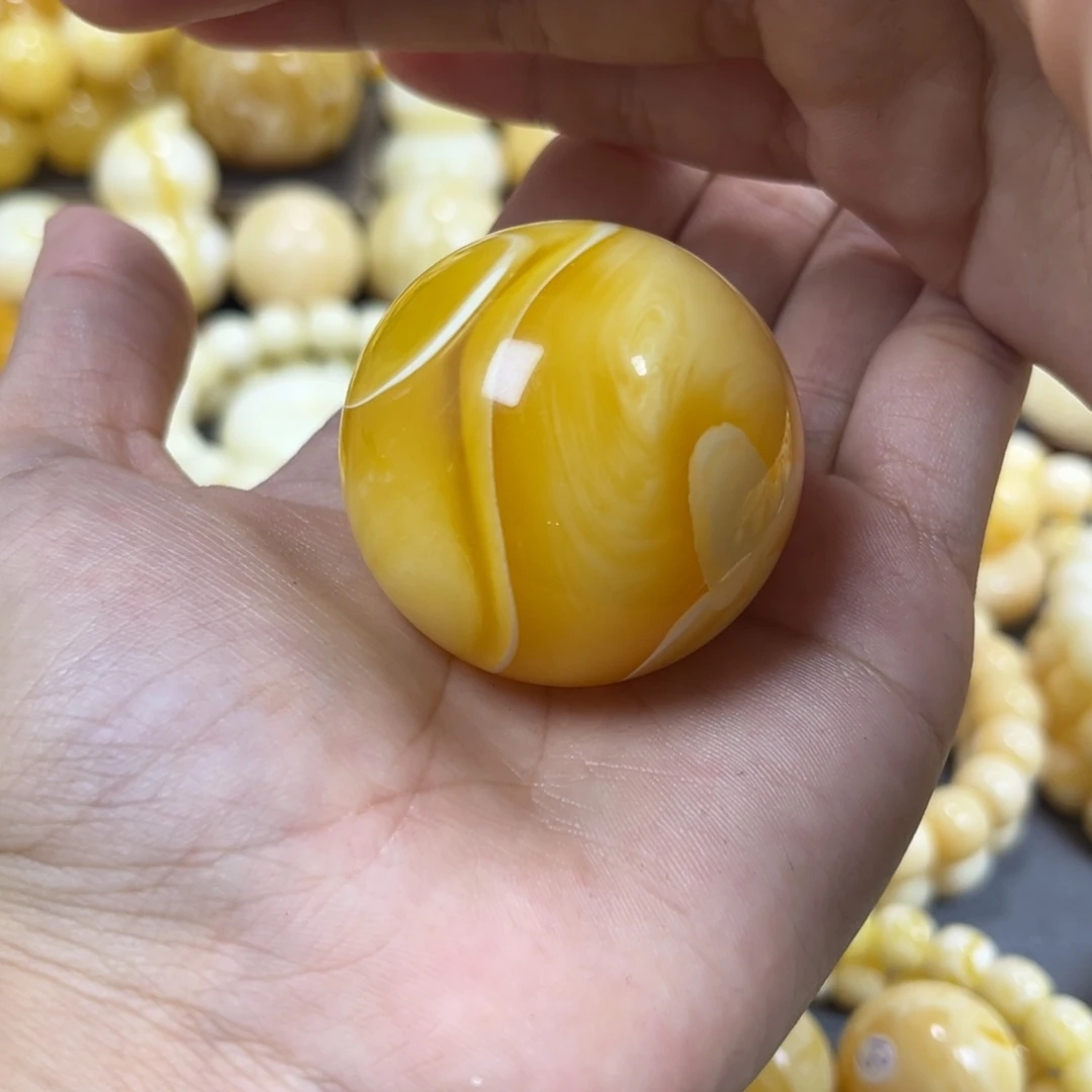 手串琥珀未镶嵌圆珠