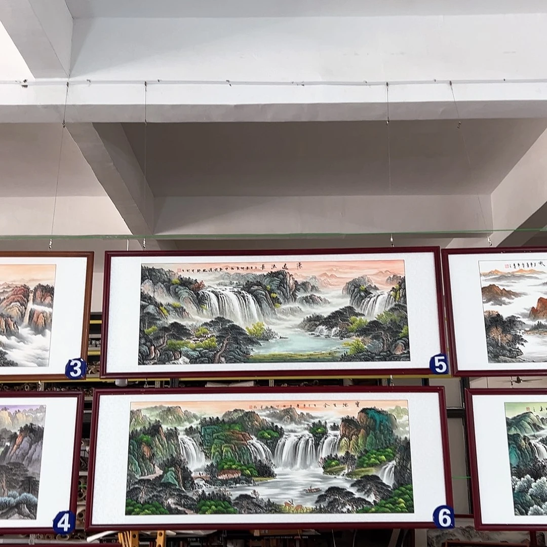 别***华国画手绘保证质量保证