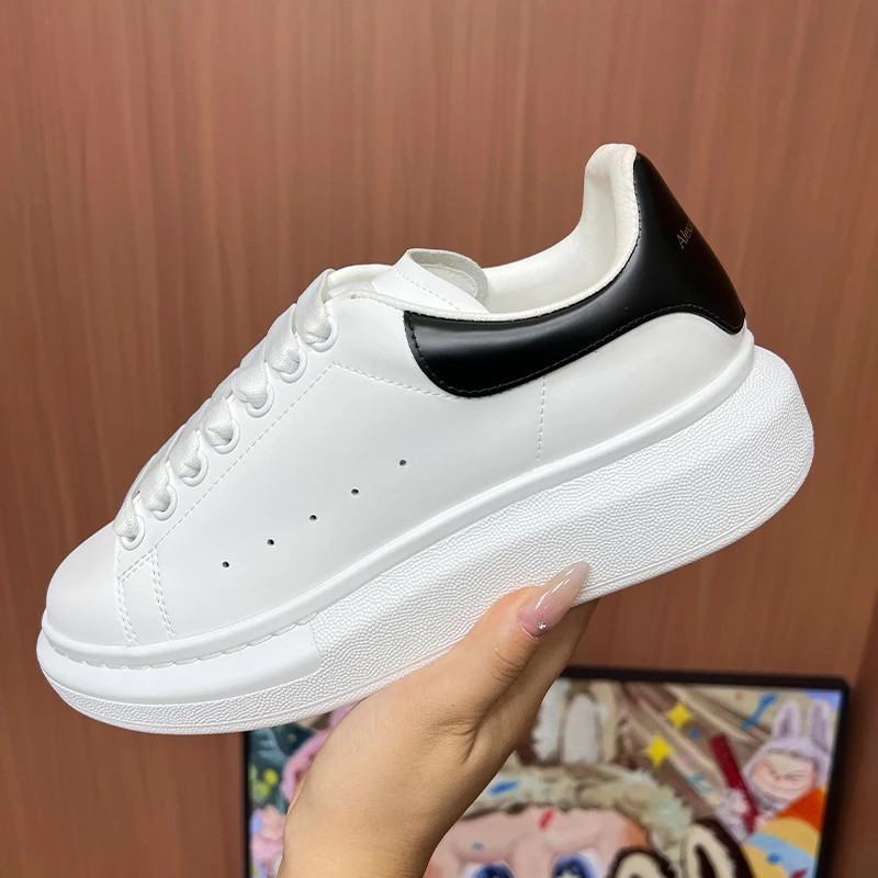 【芯片款】情侣小白鞋男女款潮流轻奢百搭时尚平底增高运动休闲板鞋